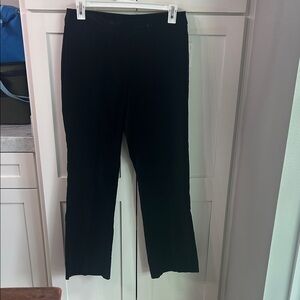 villager by Liz Claiborne Black Women's Straight Leg Trousers